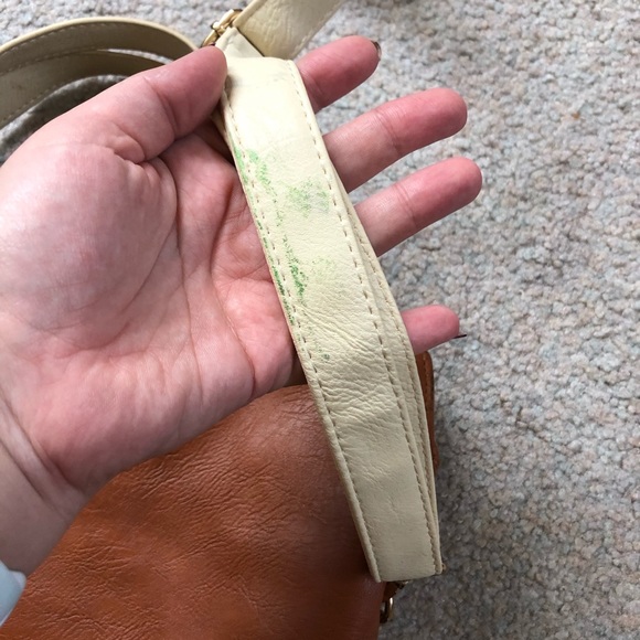 francescas reversible brown & white purse - Picture 7 of 7